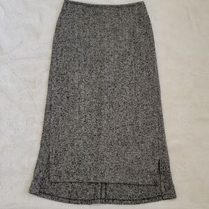 Anthropologie wool blend maxi skirt size 10